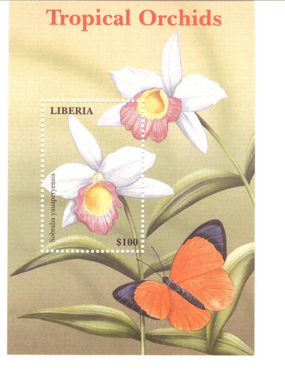 2001 Liberia mini sheet